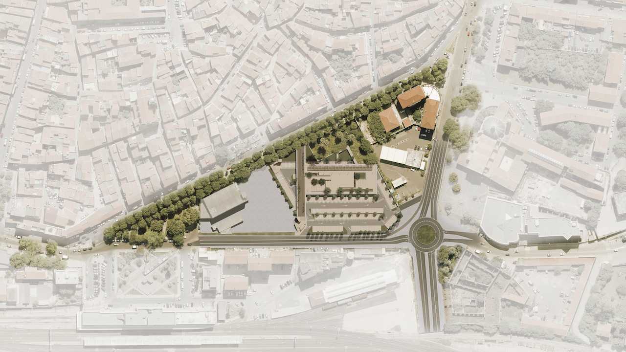 Centro Intermodale Sassari - Planivolumetrico_fase 2